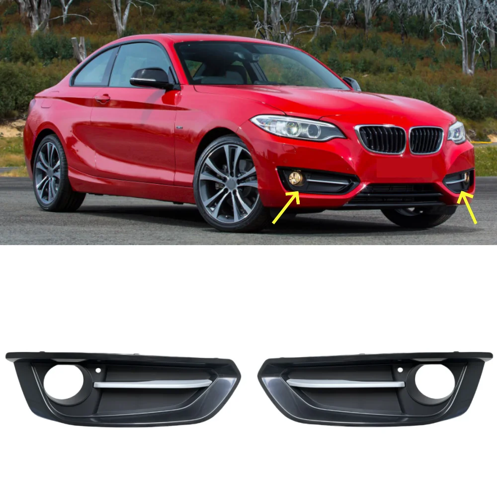 

Решетка рамы противотуманных фар 51117343731 51117343732 Спортивная версия для BMW 2-Series F22 F23 220i 228i 230i