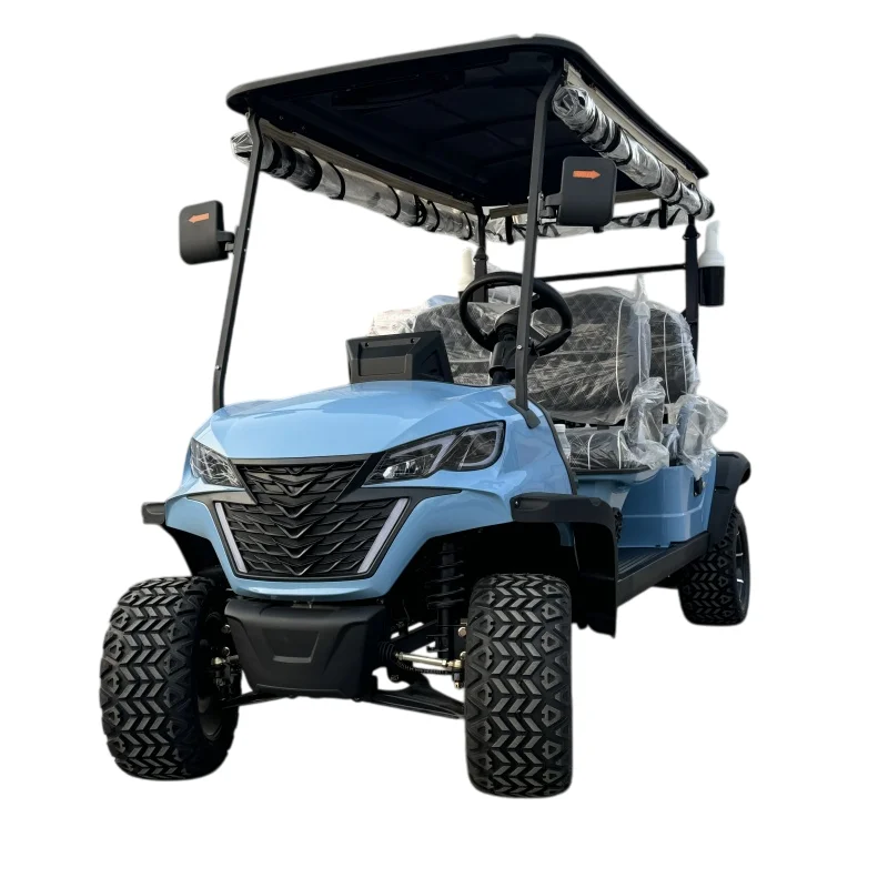 MMC Cheap Prices Hunting 4 Wheel 4 Seat MMC Golf Buggy Off Road 4 Passenger Capacity Electric Golf Cart With Trailer Hook