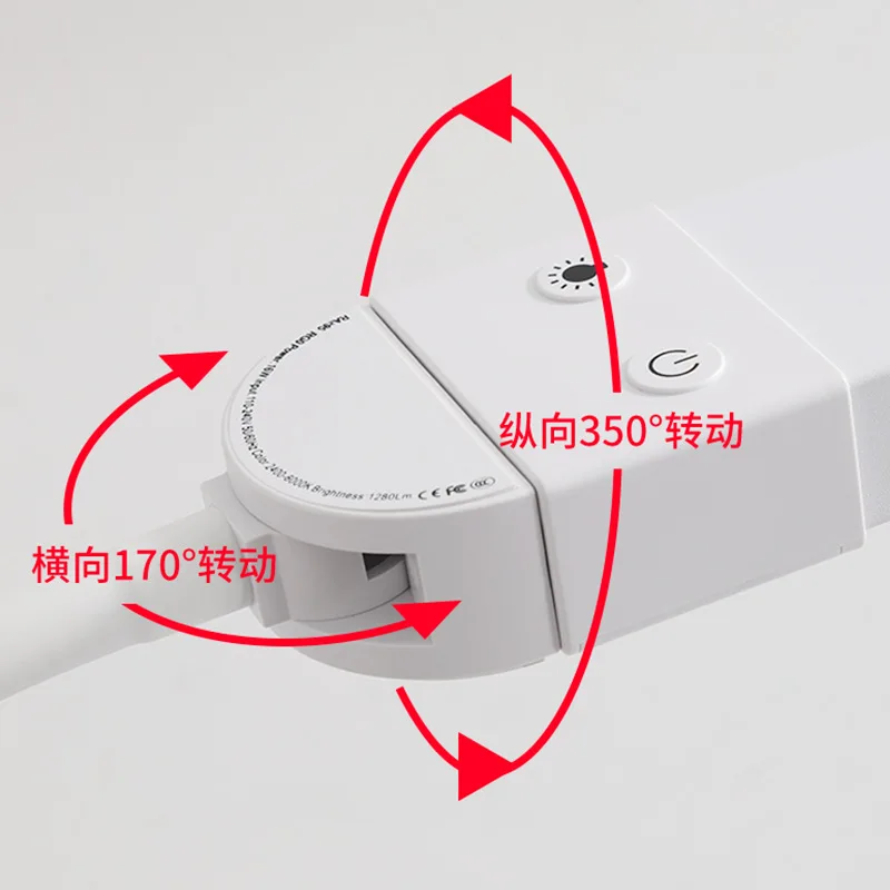 Suitable for Nail art lighting desk lamp, bracket clip super bright tattoo special simple desktop, fill light beauty desktop lam