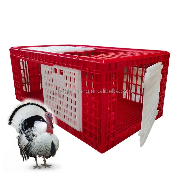 

Foldable Cage Live Poultry Transportation Cage Goose Box Transported Turkey Poultry Transport Crate Box Cage