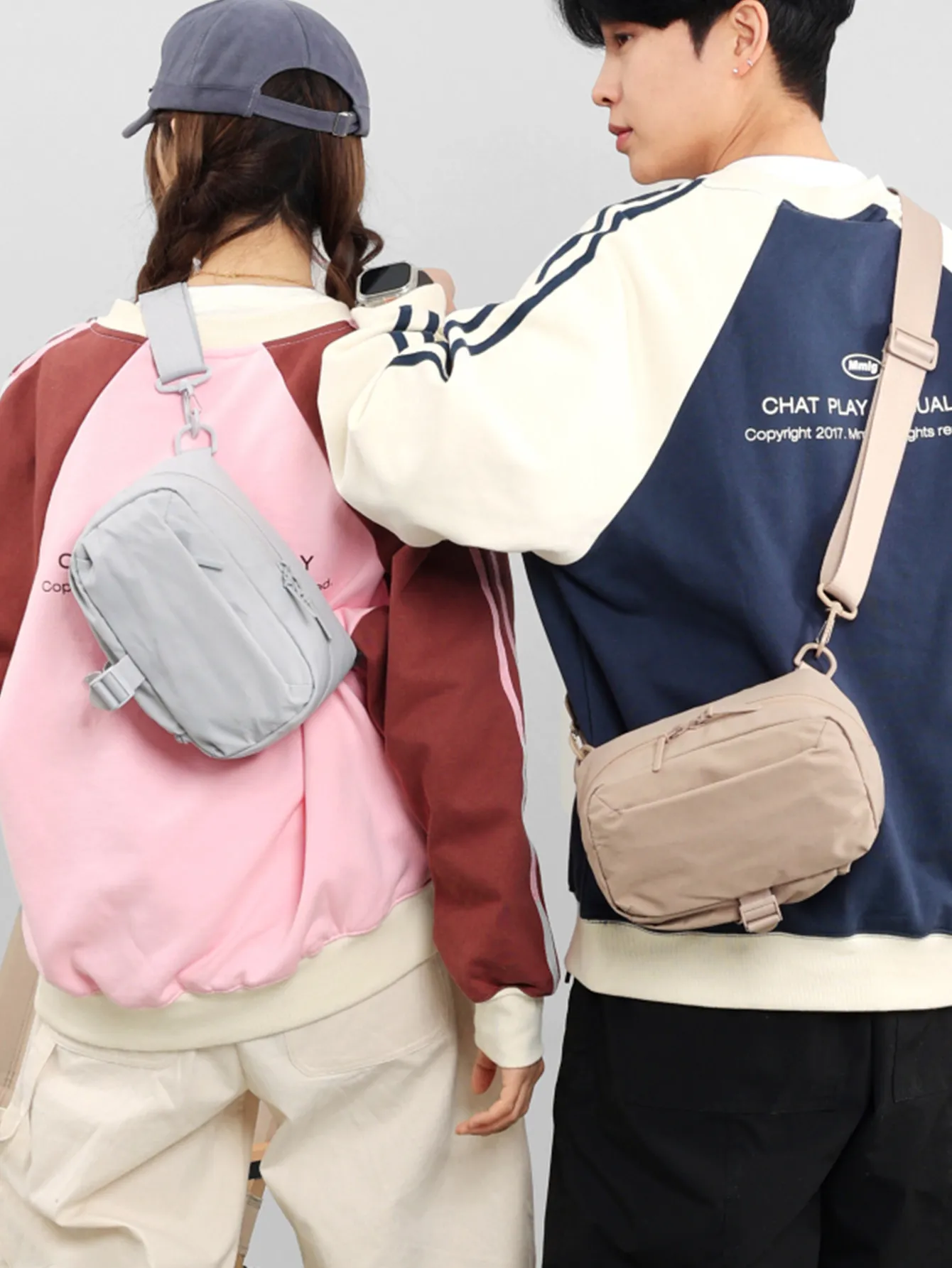 Water Bottle Holder Crossbody Sling Bag Large Capacity Portable Phone Pouch for Hiking Travel Umbrella Kettle Carrier