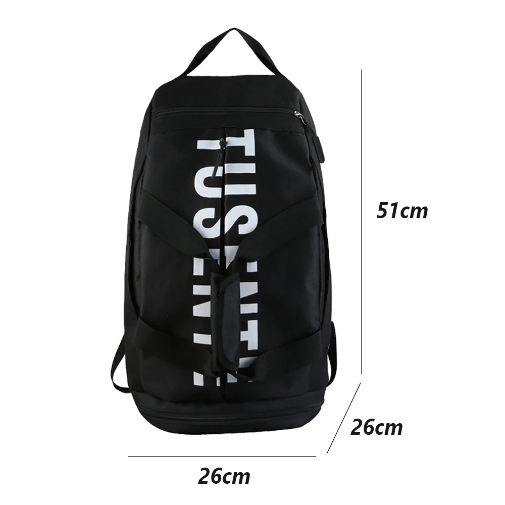 Bolsa de ginástica esportiva de grande capacidade para mulheres, impermeável, multifuncional, mochila de fitness, mochila esportiva, bolsa de ombro