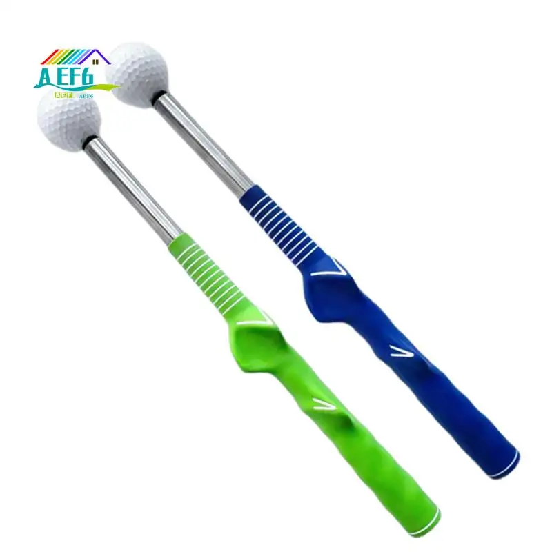

AEF6-1 PCS Golf Swing Practice Stick Telescopic Swing Trainer Aid Tool Golf Posture Corrector Exercise Supplies Red