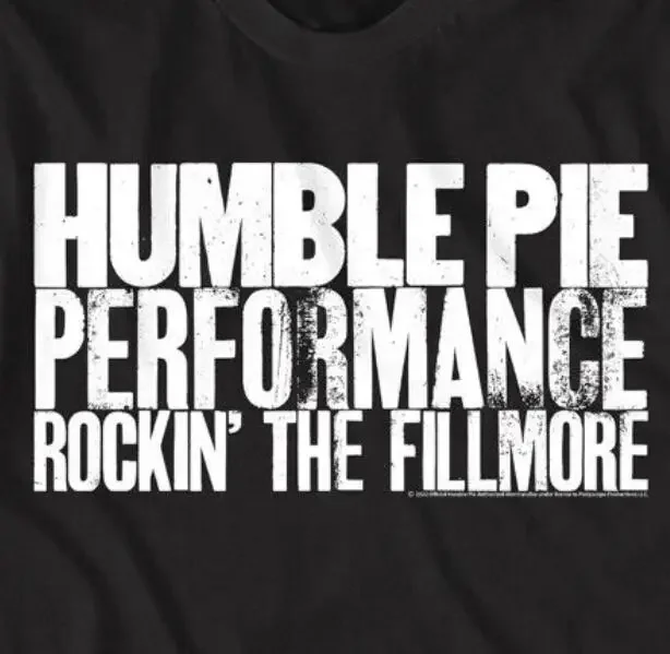 Humble Pie Rockin The Fillmore T-shirts For Men Luxury