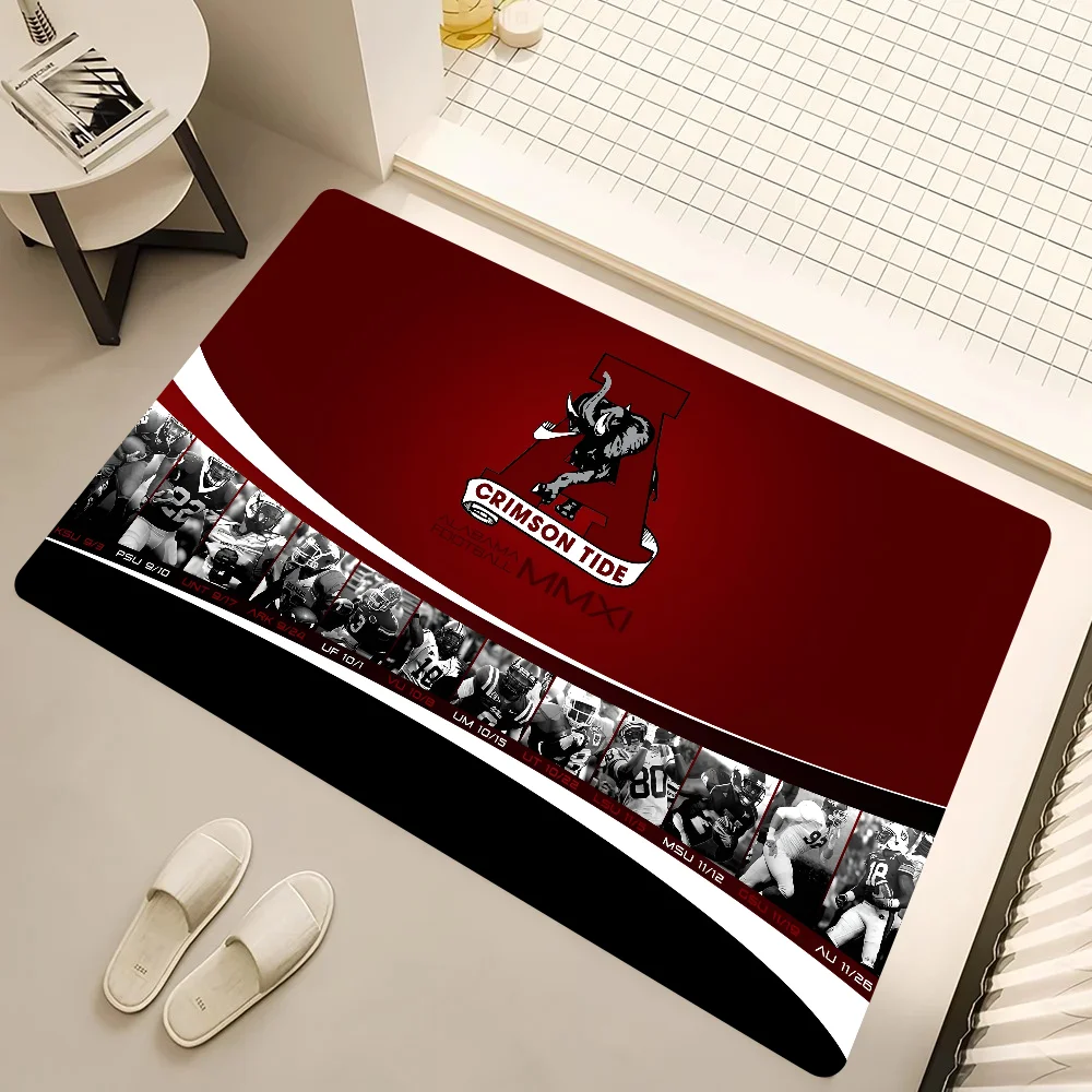 A-Alabama C-Crimson المد الحصير باب المنزلية القدم الحصير الحمام ماصة عدم الانزلاق الحصير المطبخ الحصير #6