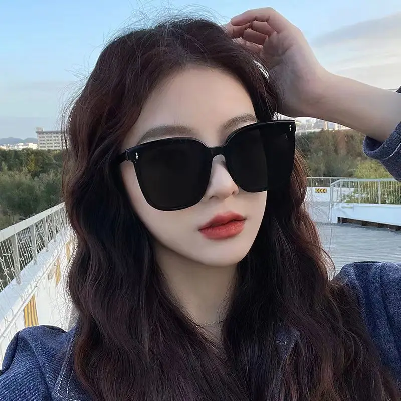 2024 New Korean sunglasses for men and women Tiktok live broadcast sunshade sunglasses UV proof glasses