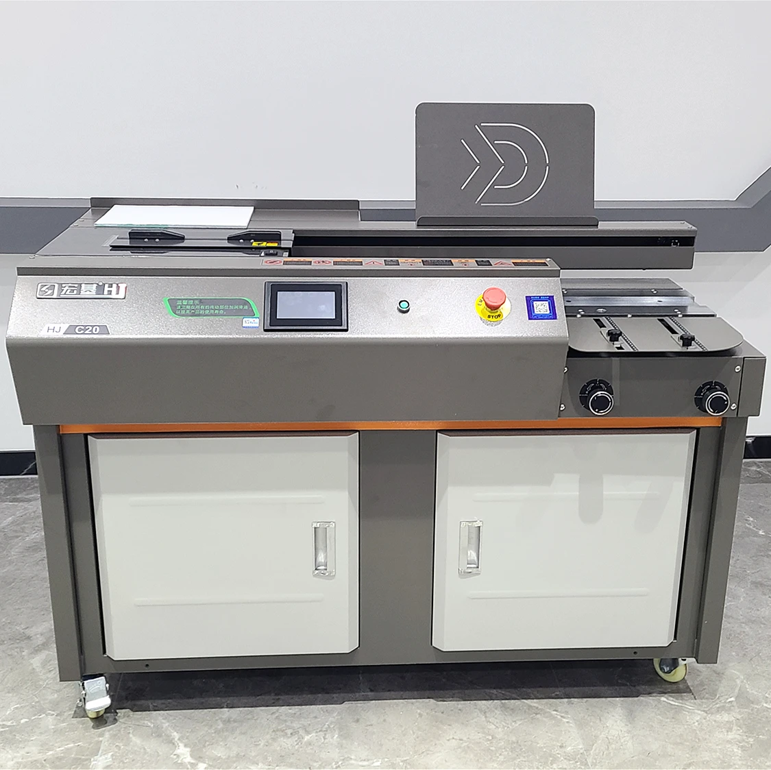 

FRONT Automatic Glue Binding Machine for Book or Magazine Binding 330mm Glue Binder C20