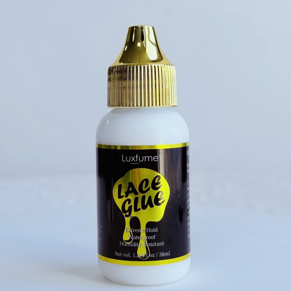 38/150 ml Perückenkleber, wasserfest, schweißfest, unregelmäßig geformter, stark klebender Perückenkleber