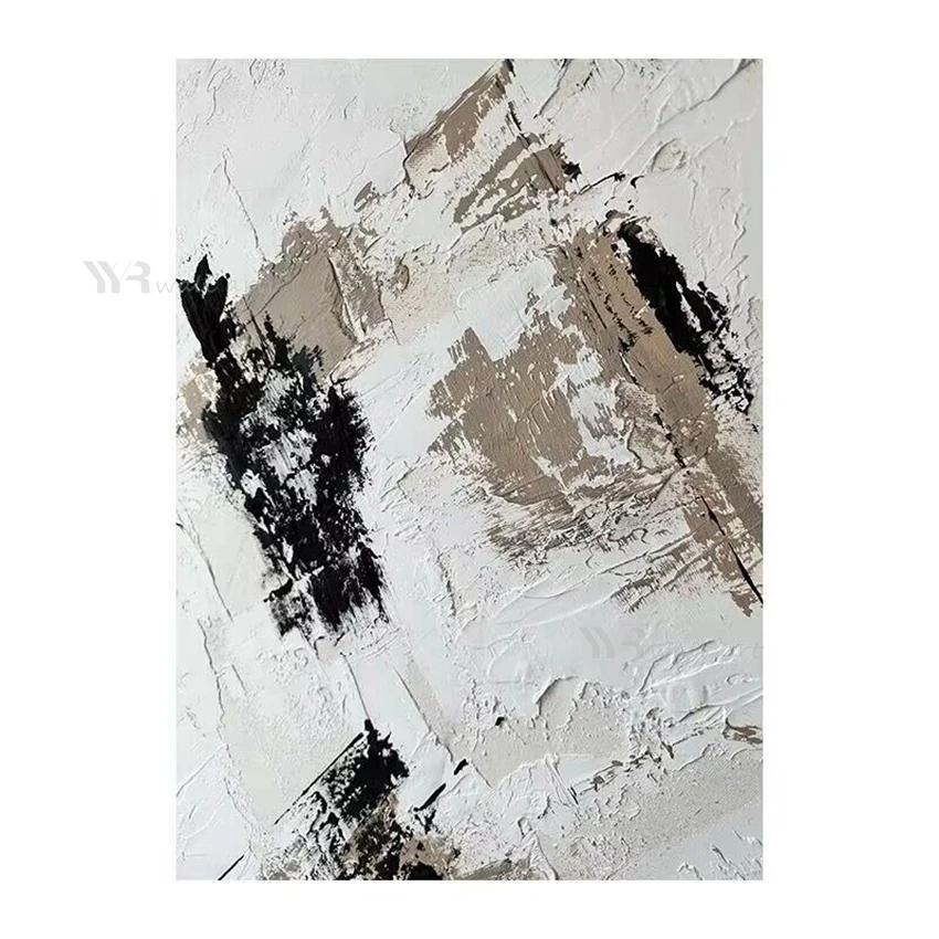 Random Application  Nordic Modern Abstract Pure Handmade Oil Painting Home Decoration For Bedroom Dining Room  Living Room Mural