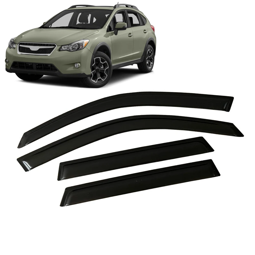 

Для SUBARU Crosstrek 2012-2021 XV автомобильный боковой оконный козырек от солнца и дождя, козырек, защитная крышка, аксессуары для рамки