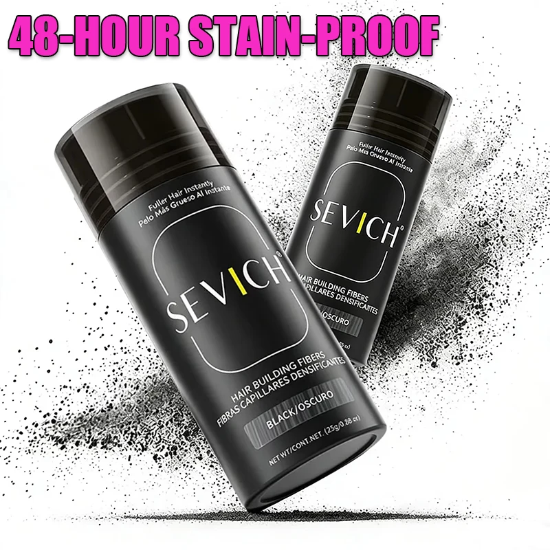 10Color Hair Fiber Powder 48 Hour Stain Proof Hair Building Fibers Instant Volume & Boost Hair Fiber Hairline Filling Powder