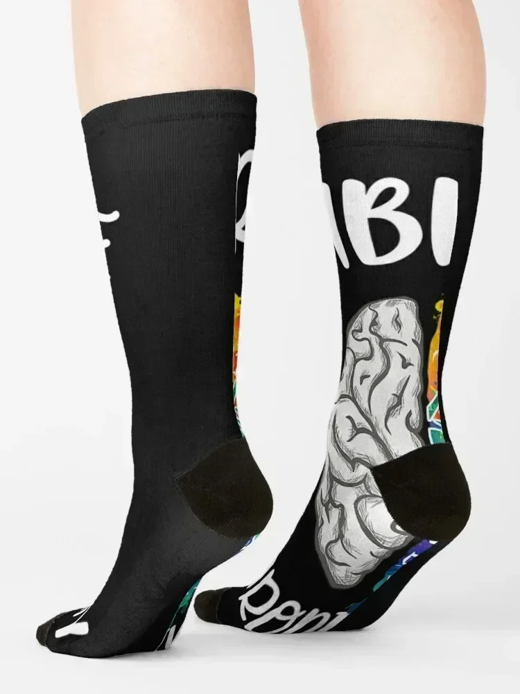 احتضان التنوع العصبي الدماغ ADHD ASD جوارب التوعية بالتوحد عدم الانزلاق كول الأساسية الجديدة في الجوارب للفتيات الرجال #4