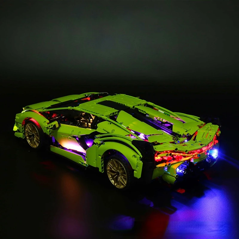 

No Bricks LED Light Set For Lamborghini Sián FKP 37 42115