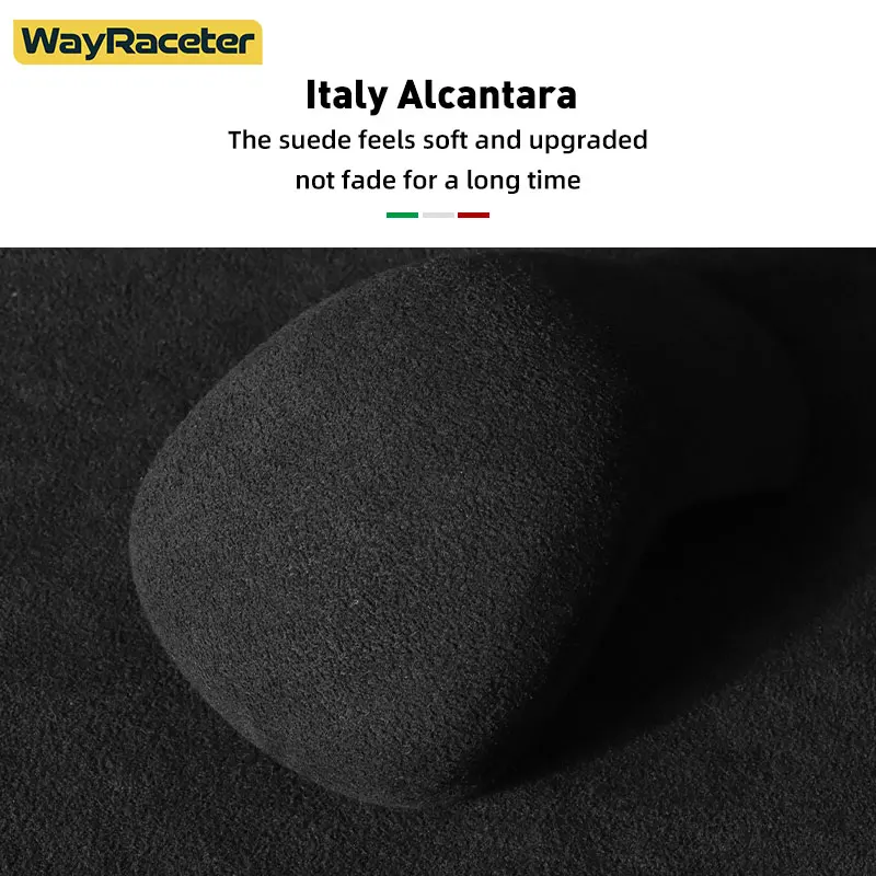 Alcantara Wrap Abs Lhd & Rhd Auto Versnellingspookknop Cover Voor Toyota Corolla E210 Camry Xv70 Avalon Xx50 2019 2020 2021 2022 2023