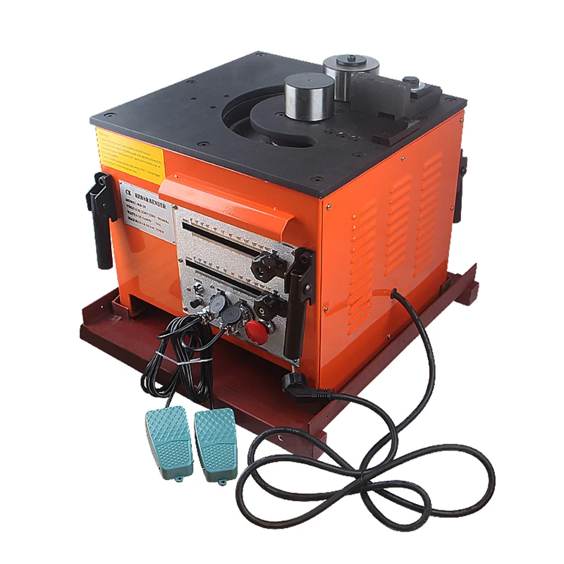 

RB-25 6-25mm 220v powerful strong rebar pipe bender China steel bar bending machine for sales