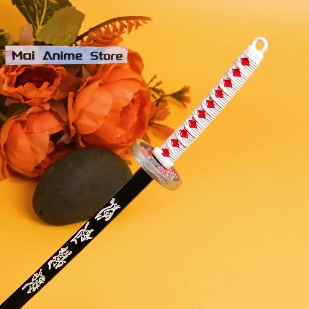 6インチアニメ鬼滅の刃刀鬼舞金属忍者ナイフ刀オリジナル侍刀実物大日本刀おもちゃギフト
