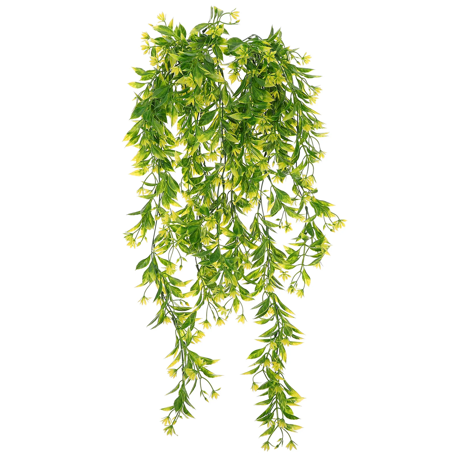 

2Pcs Realistic Artificial Plant Rattan Hanging Decor Lifelike Simulation Vine for Home Wall Garden Fence Indoor Outdoor