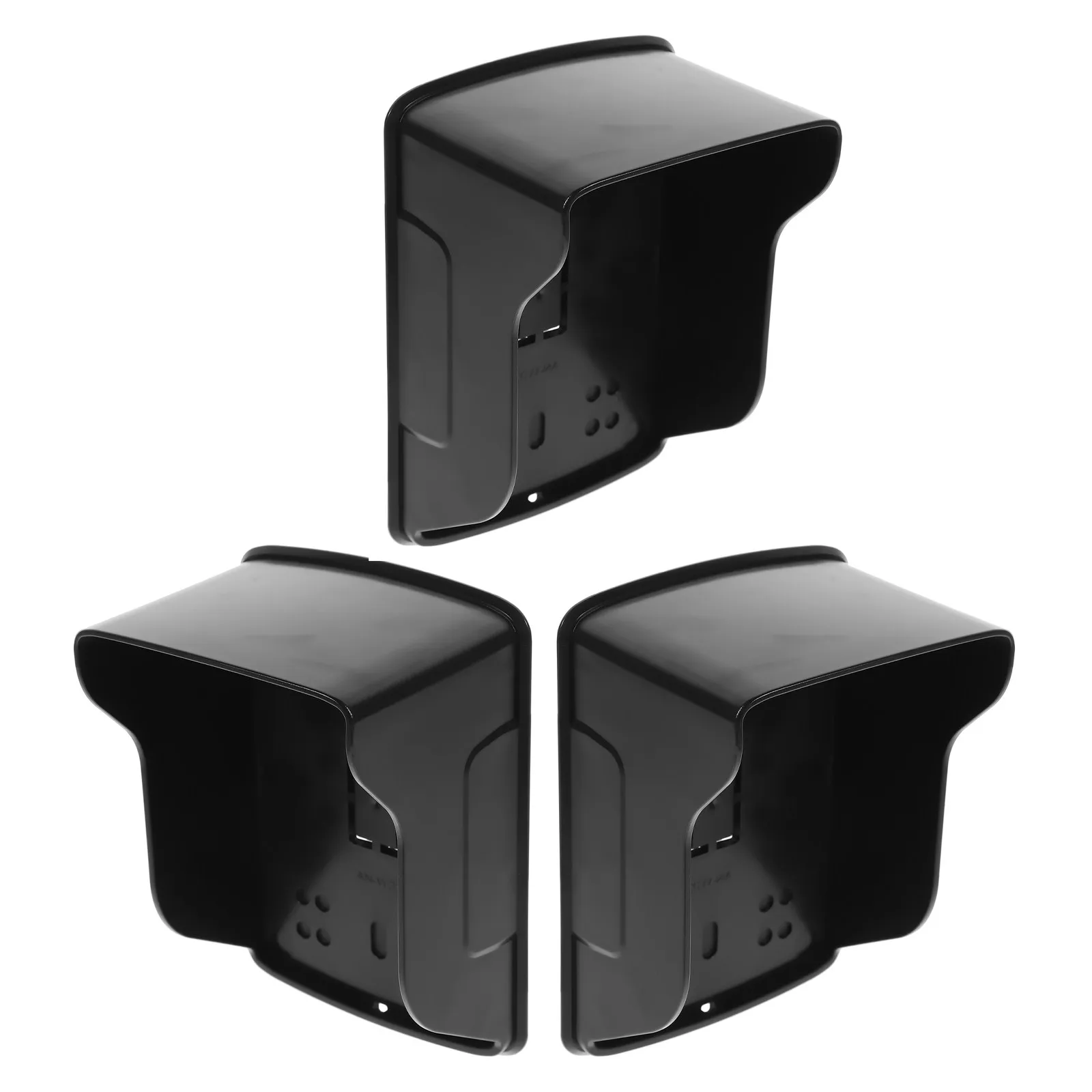 3Pcs Doorbell Cover Waterproof Rainproof Access Control Protector Plastic Shell Outdoor Door Keypads Protective Cover