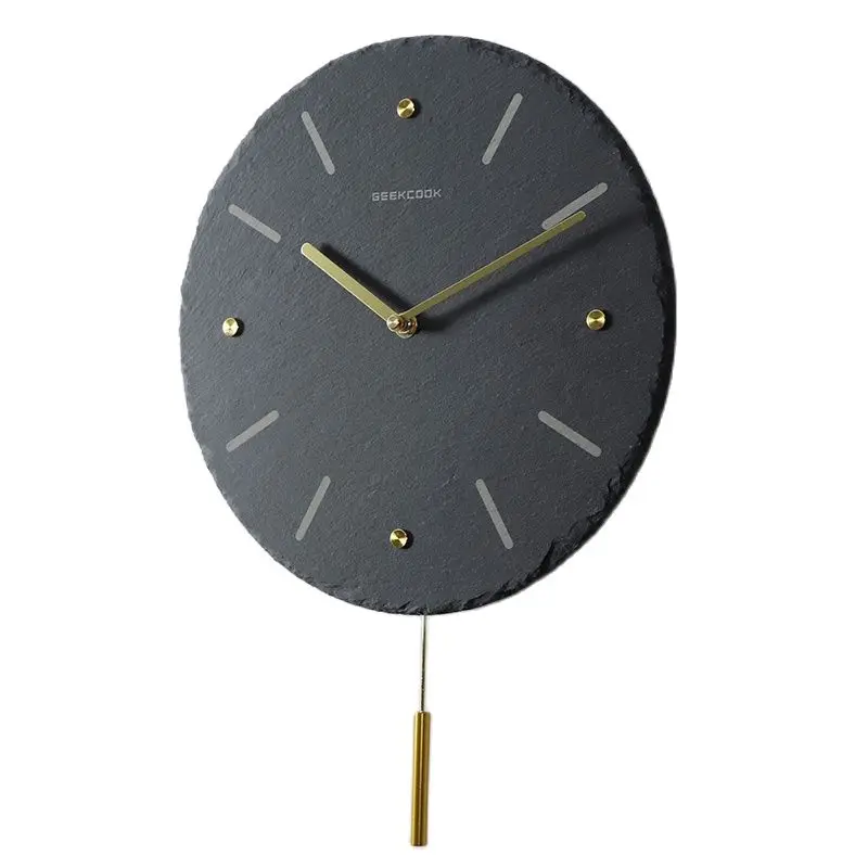 Modern Pendulum Clock Wall Clock Creative Living Room Large Pow Patrol Mute Clocks Home Bedroom Relogio Parede Home Decor SC356