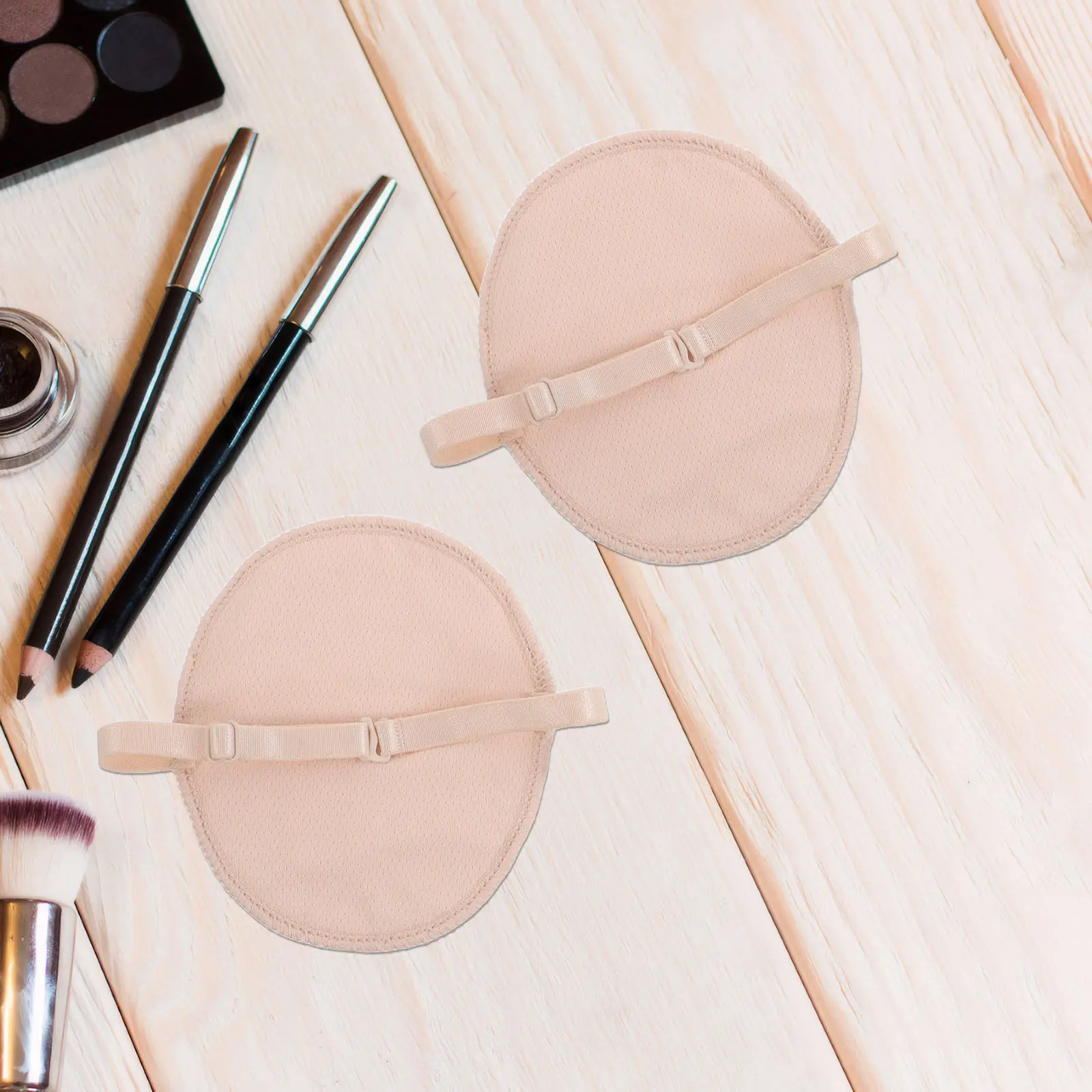 

4Pcs Underarm Sweat Pads Reusable Breathable Sweat Absorbing Patches for Sweating Women Honeycomb Texture Fast Drying Soft