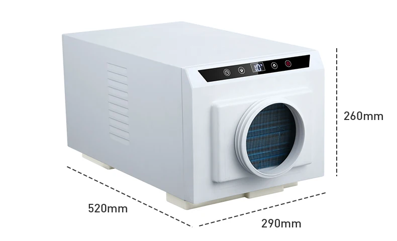 Mini-Zelt-Klimaanlage, neuer Stil, 110 V, Kühlung für den Außenbereich, Wechselstrom für LKW, Van, Kabinenventilator