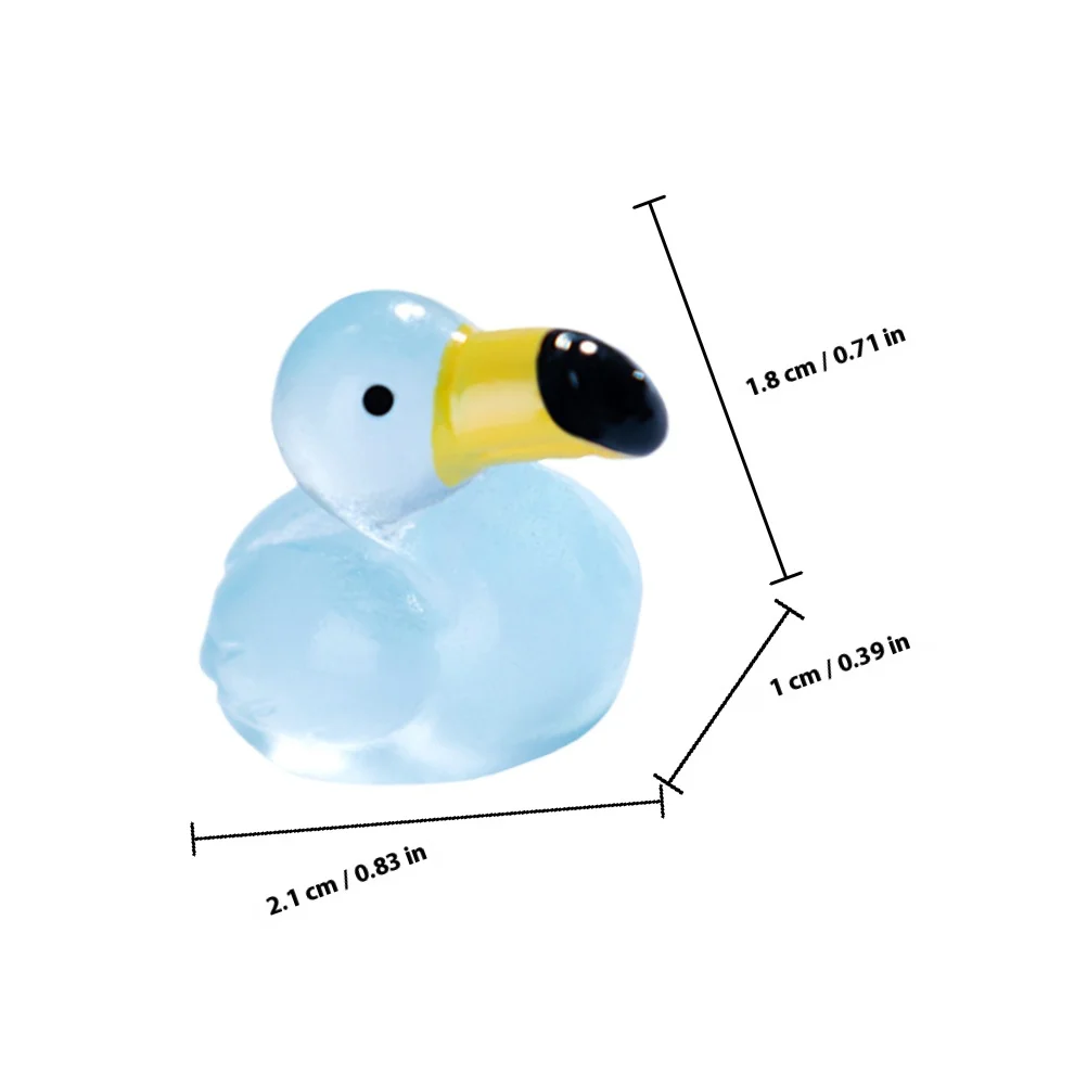 10 Stücke Mini Harz Flamingo Lebensechte Gartendekorationen Realistische Landschaft Ornamente Kleine Größe Kreative Desktop-dekoration