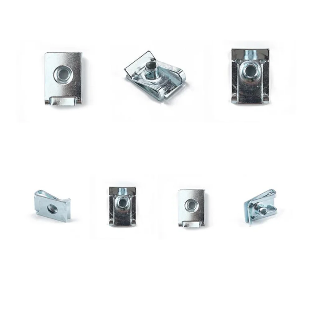 

50 Pcs Durable Clip Nut Repair Repair Tapping Clamping Piece Tool Kit Tool Kit Leaf Spring Self Tapping Accessories
