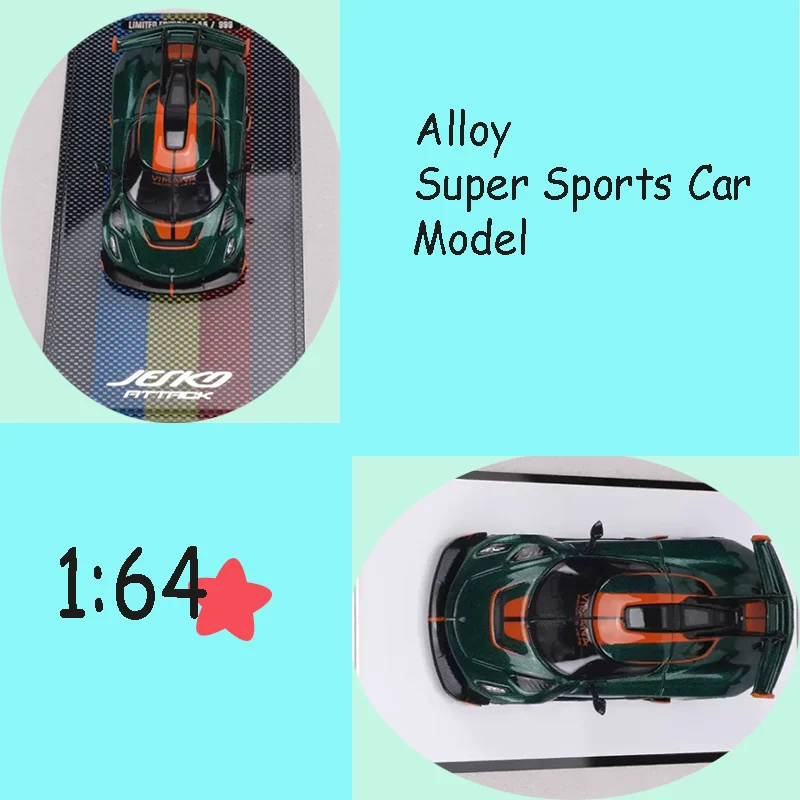 

HKM 1:64 Scale Jesko Alloy Super Sports Car Model Simulation Toy desktop Collection Gift Static Display