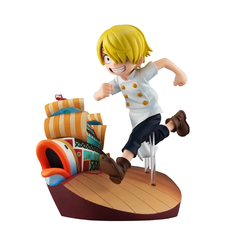 

In Stock Original MegaHouse GEM Sanji 11CM Childhood Character Animation Character Model Toy Collection Doll Gift