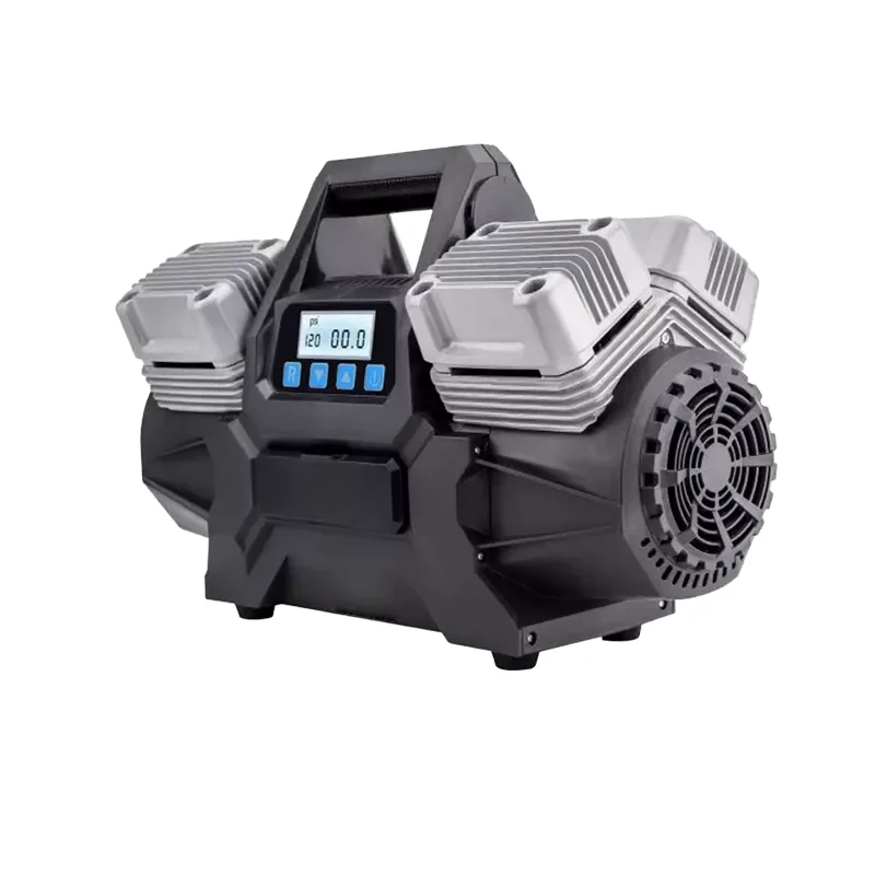 12V Fast Inflating Car Tyre Compressor Heavy Duty Four Cylinders  Auto Stop Inflator for SUV . MPV .Truck. Motorcycle