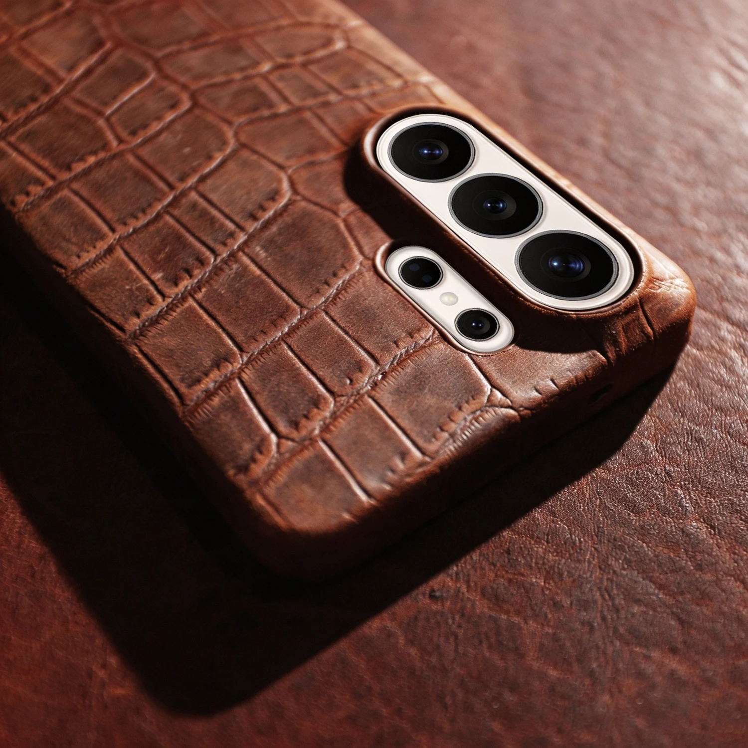 For Magsafe Genuine Leather Case For Samsung Galaxy S26 S25 Ultra S24 Plus S23 S22 S21 FE S20 Note20 Magnetic Phone Back Cover view 5