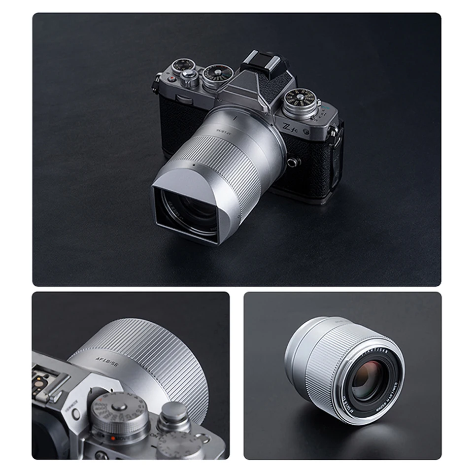 TTArtisan AF 56mm F1.8 Camera Lens for Portrait Photography with Sony E Fujifilm XF Nikon Z Mount A6400 a7rIII XT-30 ZFC Z5 Z6