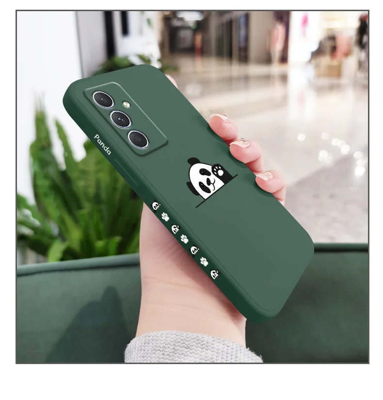 Panda süße Etikettenhülle für Samsung A17 A56 A16 A06 A54 A34 A24 A14 A15 A25 A35 A55 A04E A73 A53 A33 A23 A13 A72 A32 A22 A12 4G5G – Detail 10