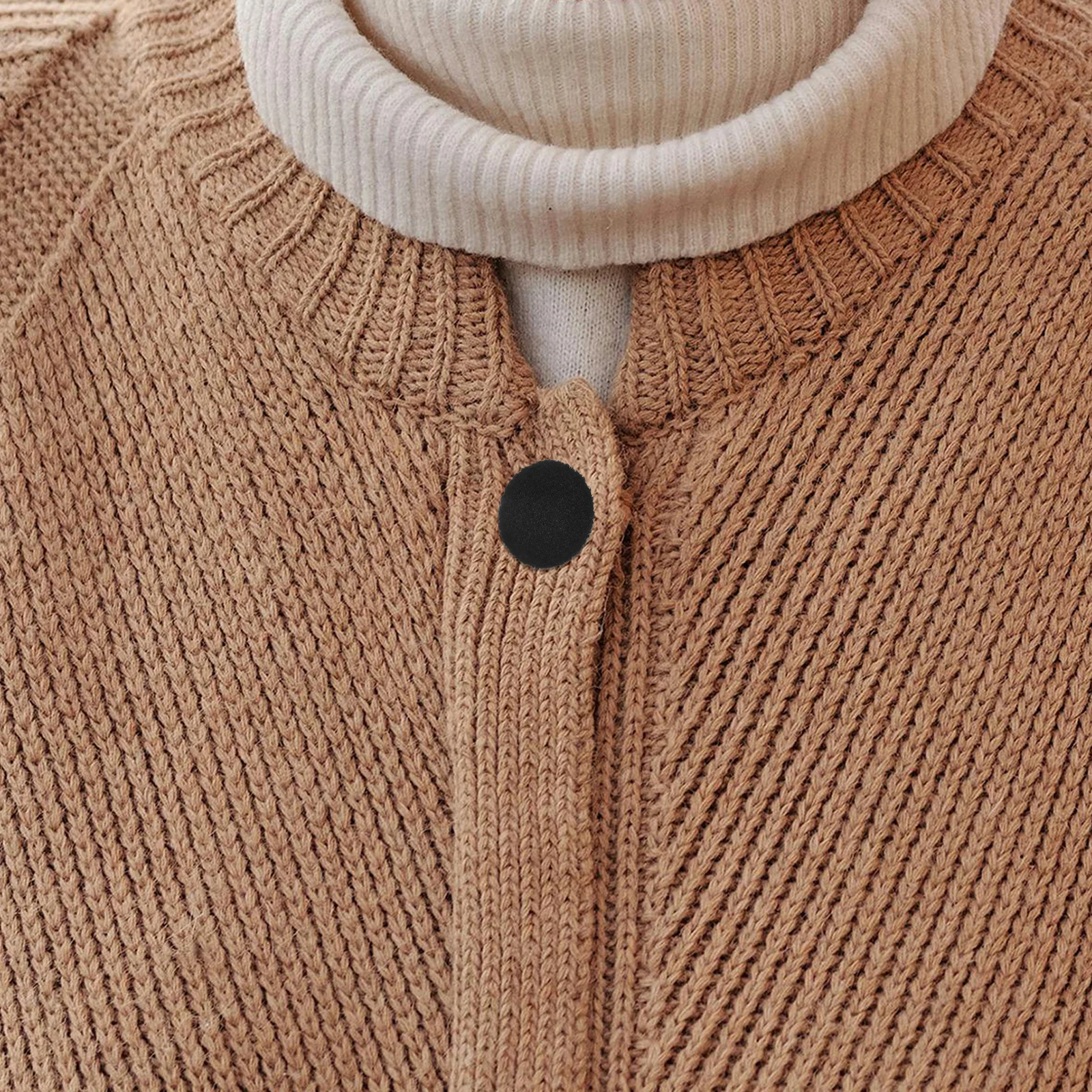 20 قطعة قماش نسيج المغطاة أزرار 18 مللي متر المعادن عرقوب أزرار الخياطة للسترات الدعاوى البدلات الرسمية فستان قمصان معاطف الملابس #6