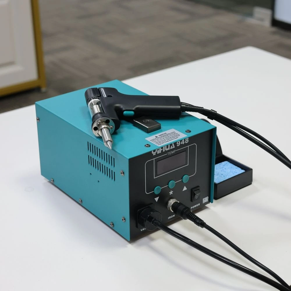 

YIHUA 948 90W 2-in-1 Digital Desoldering Gun & Soldering Station | ESD Safe | Auto Sleep/Shutdown