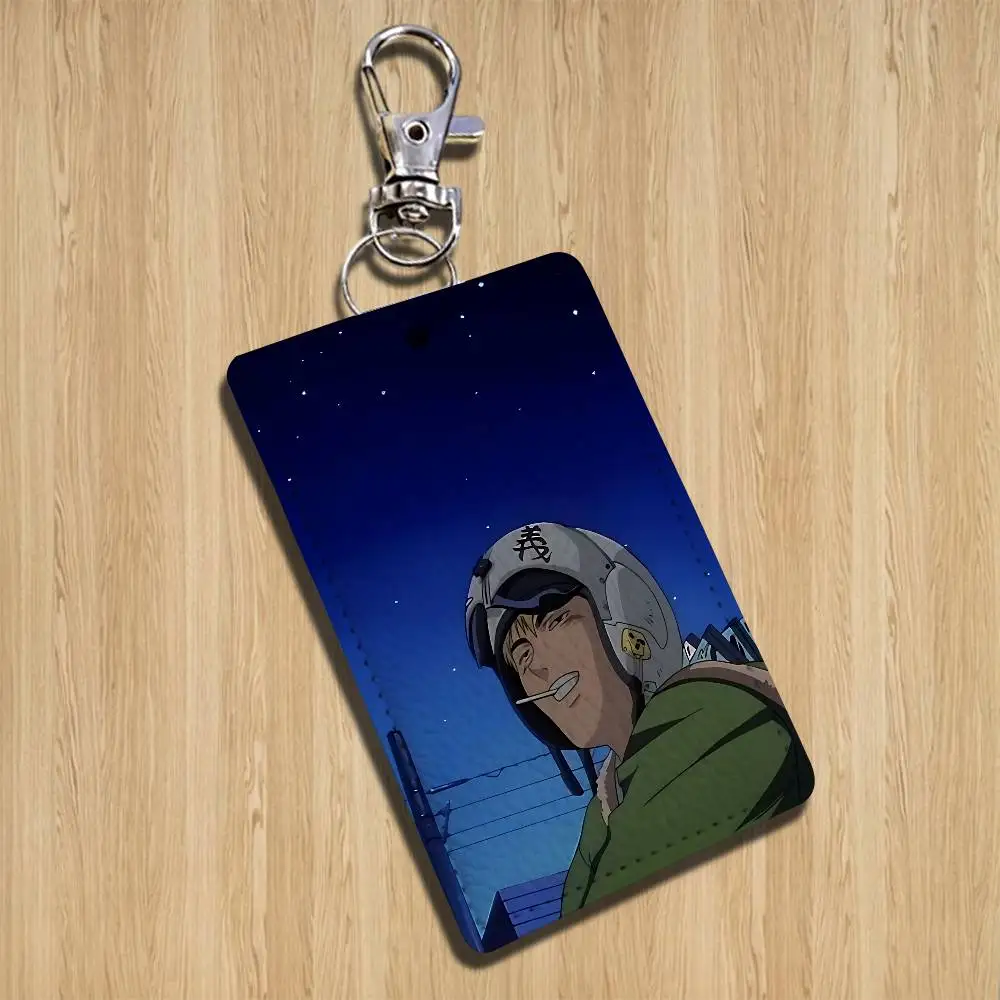 Onizuka Eikichi GTO Keychain Holder Suitable For Subway Bank Card Bus Card Case Badge Holder Wallet Card Textured pattern image 6