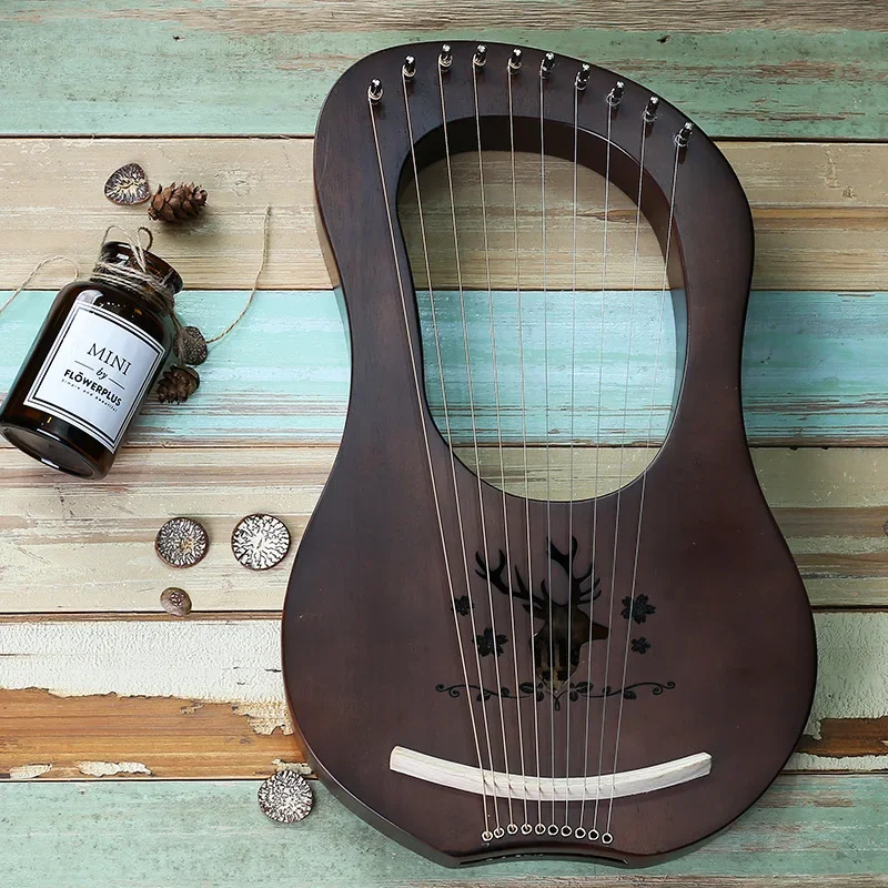 Hooqu Lyre Harp 10-струнная лира-арфа Музыкальные инструменты