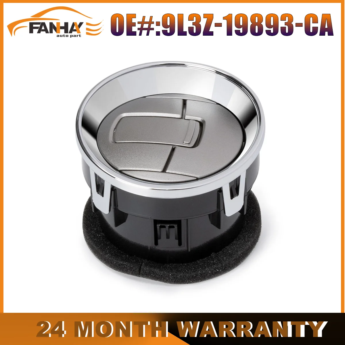 

9L3Z-19893-CA 9L3Z19893CA Front Dashboard Chrome AC Heater Air Vent For Ford F-150 For Ford Lobo 2009 -2014 Car Accessories