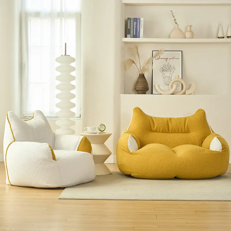Individual Lounge Bean Bag Sofas Soft Recamera With Sleep Bean Bag Sofas Modern Recliner Cute Canape Gonflable Patio Furniture