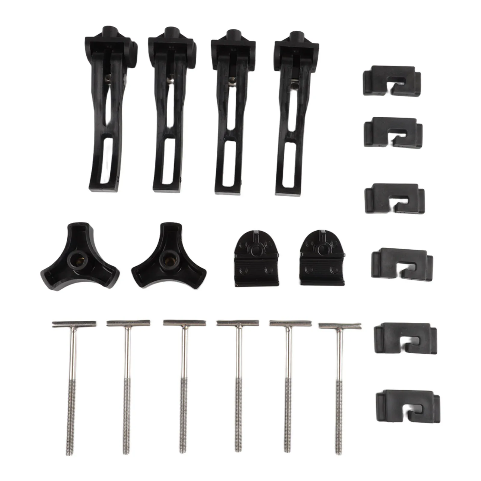 for tonneau Cover Fastening Kit Includes Rear Clamps Front Clamps T-Bolts and For Triangle Screws for For Tri for quad Fold