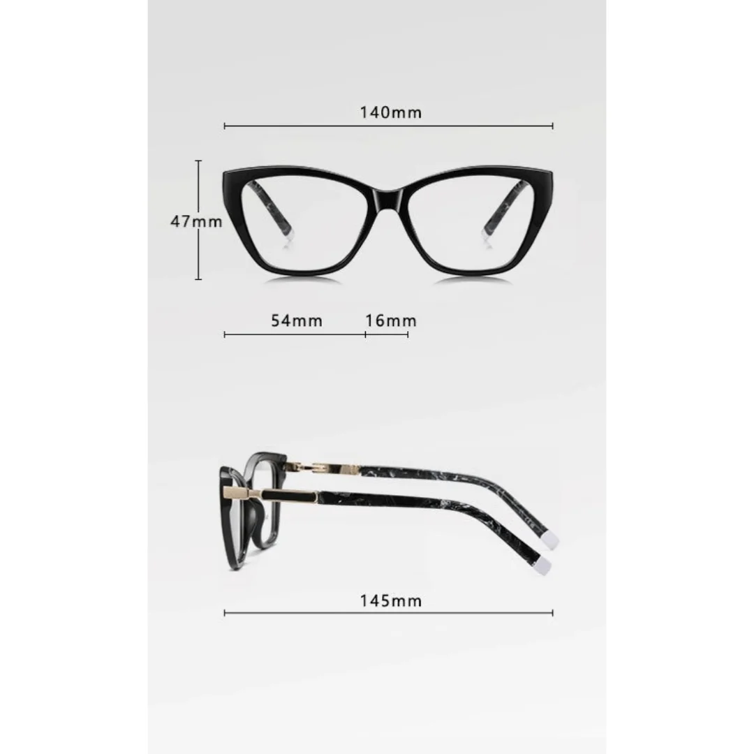 TR90 Nearsighted Eyeglasses Women Men Retro Oval Student Finished Myopia Glasses Prescription -0.5 -0.75 -1.0 -1.5 To -6