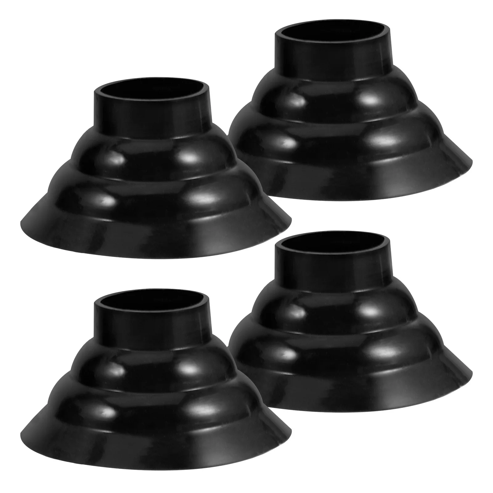 4 قطعة عكاز البلاستيك نهاية الحصير سميكة قصب نصائح استبدال المضادة للانزلاق الرحلات القطب القدم يغطي عصا للمشي ينتهي #4