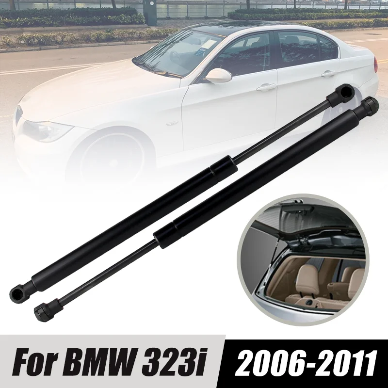 2PCS Rear Tailgate Boot Gas Struts Support For 2006 2007 2008 2009 2010 2011 BMW E90 323i Base Sedan 4-Door Trunk OEM#:96651