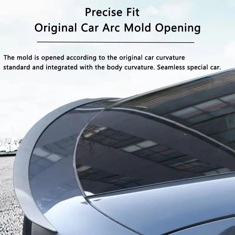 

For Tesla Model Y Juniper 2025 2026 Spoiler High Performance Trunk Wings Matte ABS Carbon Pattern Tail Car Modified Accessories