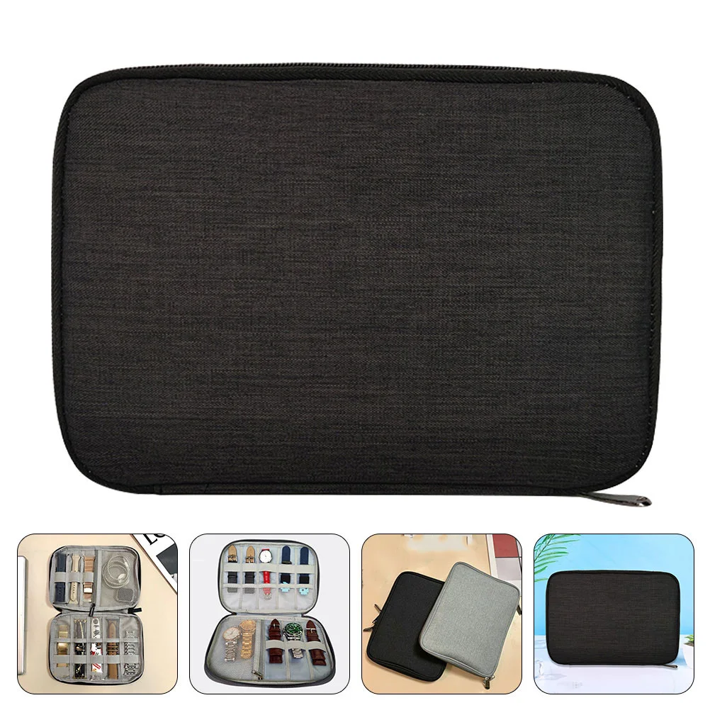 

Storage Grids Travel Watch ganizer Case for Men Showcase Watch Display Case Watches Travel Display Desktop Holder