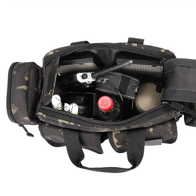 Lichtgewicht en draagbare multifunctionele gereedschapsset Camouflage cameratas Reizen Sport Wandelen Enkele schouder diagonale tas