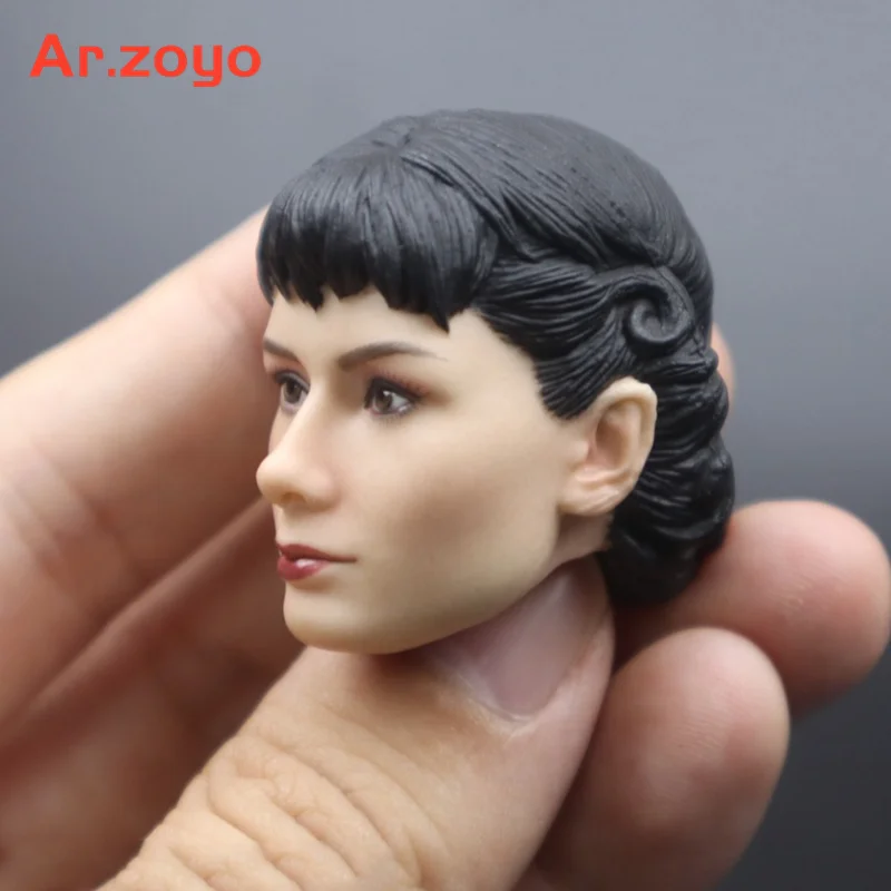 1/6 weiblichen Römischen Urlaub In Speicher Von Audrey Hepburn Kopf Skulptur Carving Modell Fit 12 "Action Figure Collect