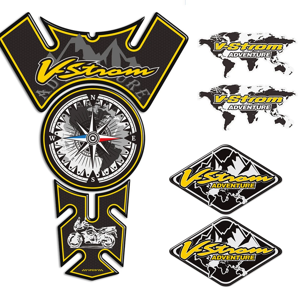 

For Suzuki V-STROM V STROM DL 650 250 Protector Protection Motorcycle Stickers Tank Pad ADVENTURE VSTROM DL650 DL250 Sticker