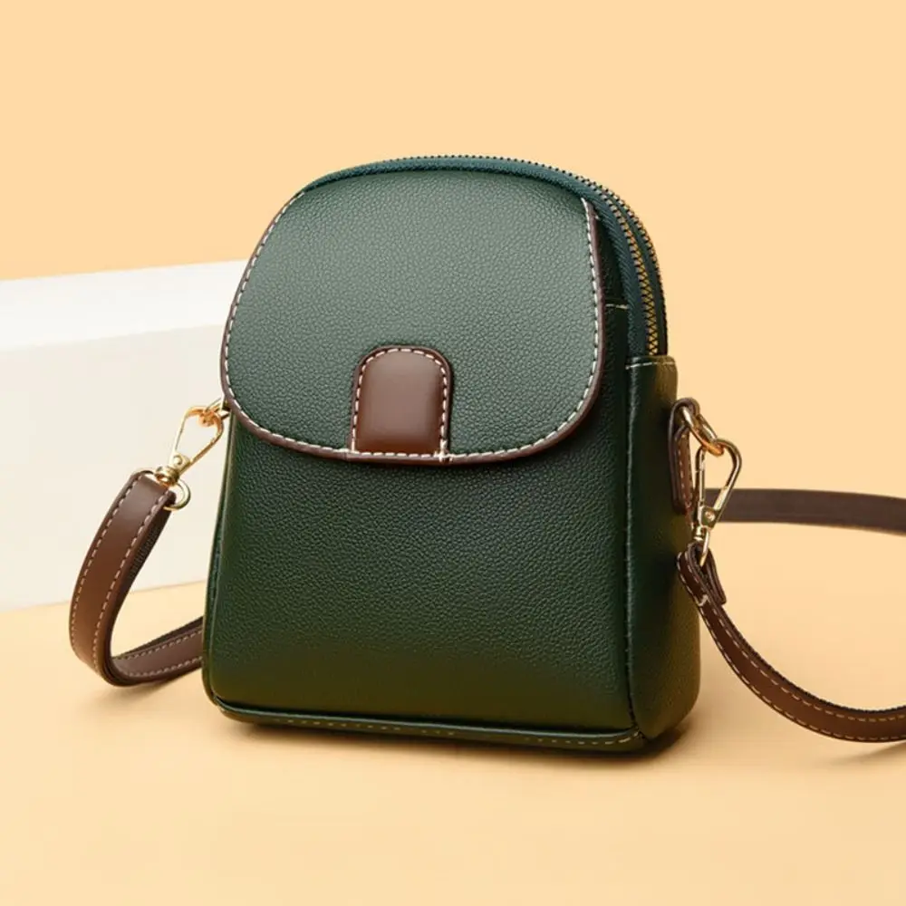 Mini Square Bags Bag Versatile Crossbody Shoulder Bag Casual Trendy Leather Bag Cellphone Bag for Women Girl