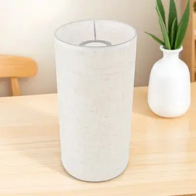 

Круглый цилиндрический абажур для напольных ламп с цоколем E27, железный каркас, льняная ткань, сменный чехол, равномерное распределение света, для дома